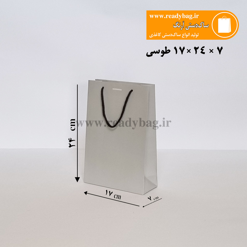 ساک دستی کرافت قرمز 10×36×24