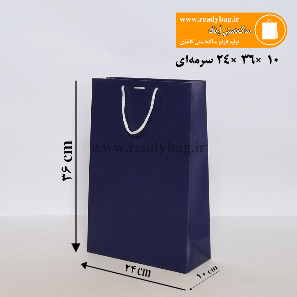 ساک دستی کرافت قرمز 10×36×24