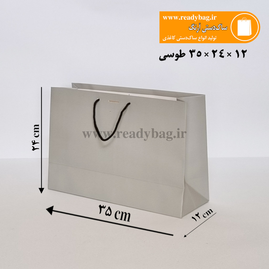 ساک دستی کرافت قرمز 10×36×24
