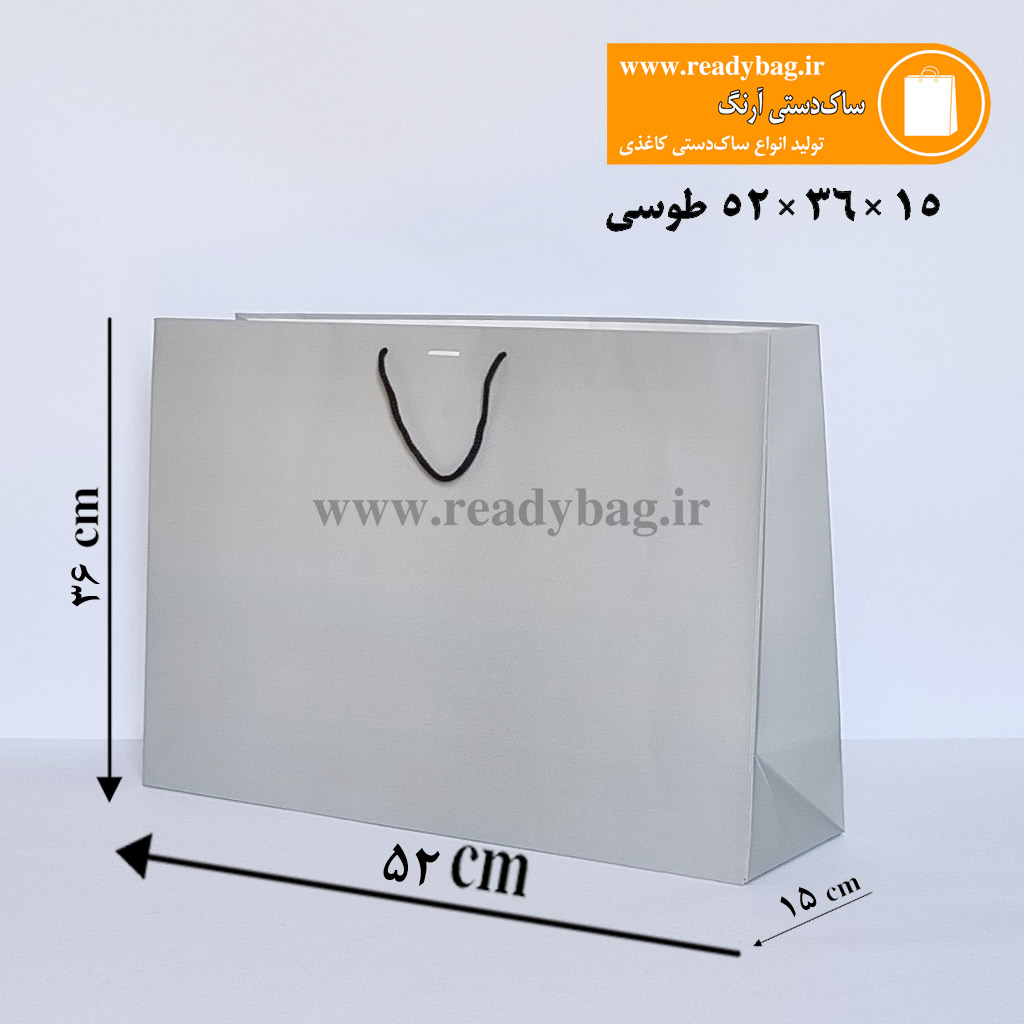 ساک دستی کرافت آماده سایز 4×11×8
